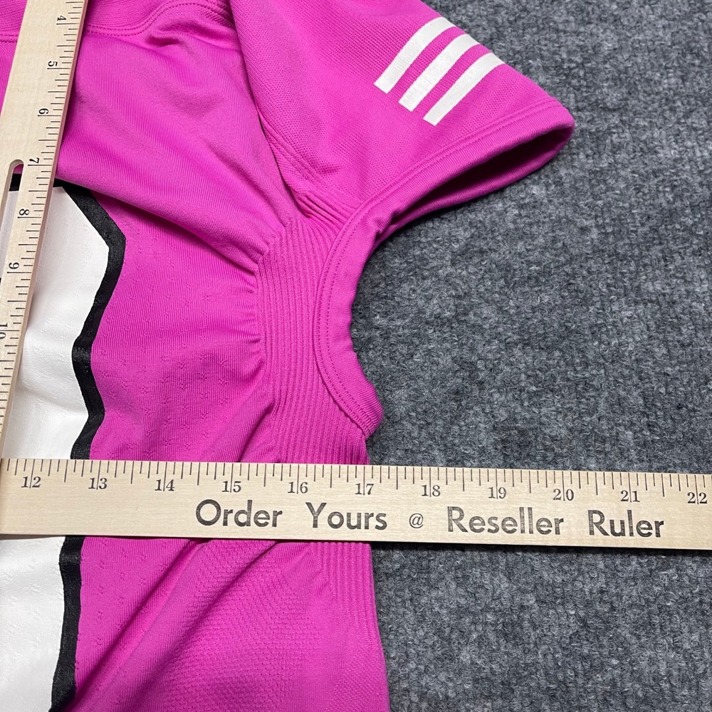 Adidas Beaverton Oregon Football Game Day Jersey Womens 2XL XXL Pink #69 Graphic - Picture 11 of 12